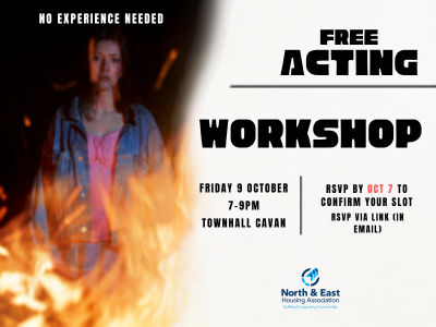 Acting workshop flyer  400 x 300 px 